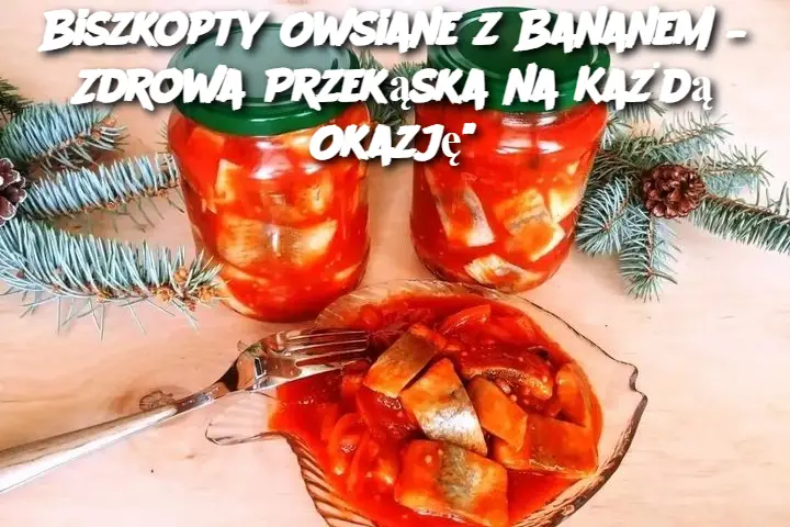 Biszkopty Owsiane z Bananem – Zdrowa Przekąska na Każdą Okazję"