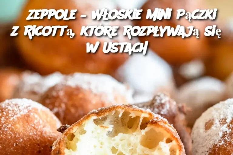 Zeppole – Włoskie Mini Pączki z Ricottą, które Rozpływają się w Ustach