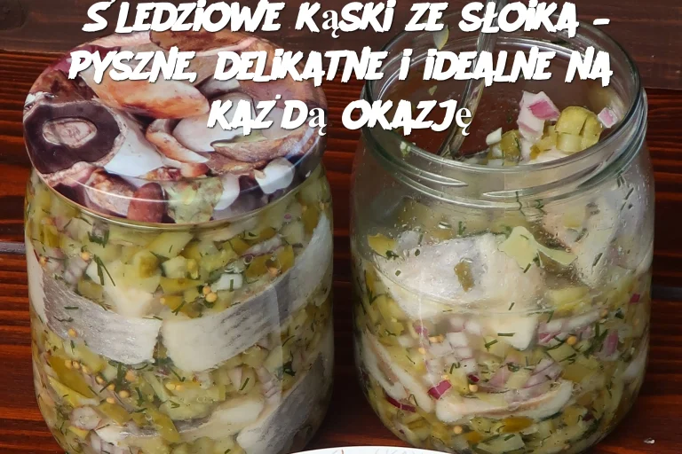 Śledziowe kąski ze słoika – pyszne, delikatne i idealne na każdą okazję